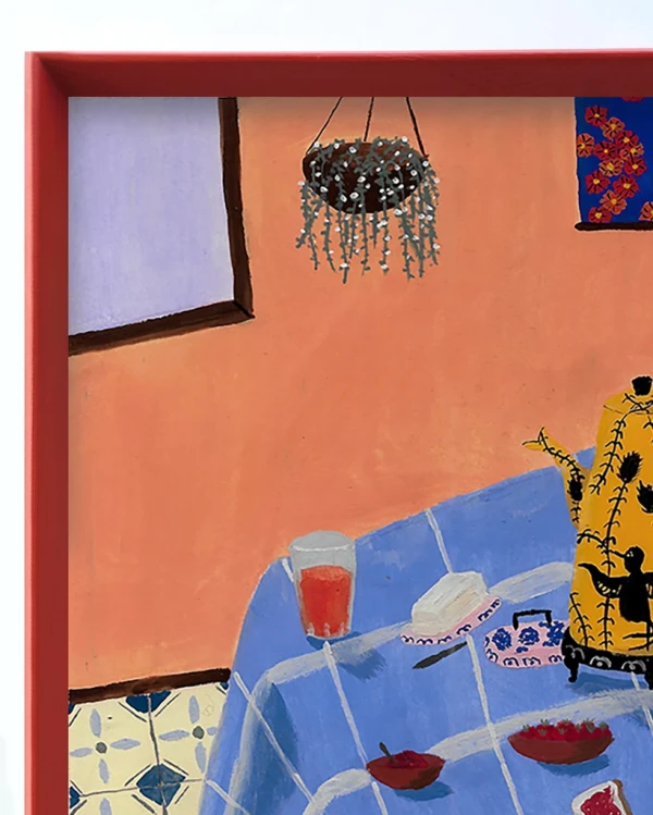 Festiva - 30 x 42 / Varilla piramidal mini rojo lata