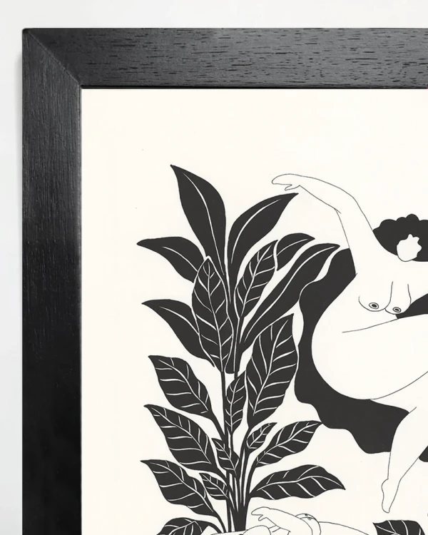 Ritual - 30 x 42 / Marco chato de 3 cm negro liso