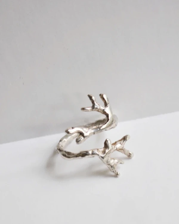 Anillo Coralito - Plata / 2,06 cm