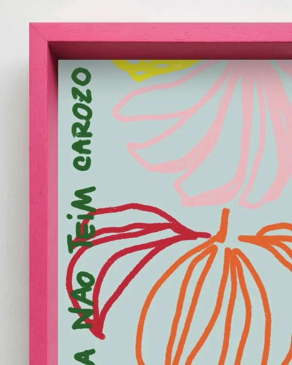 Banana non tein carozo - 30 X 42 / Marco chata 5 rosa barbie liso