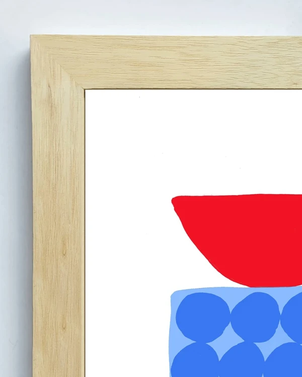 Salvados - Varilla chata de 4 cm marupa natural / 21 x 30