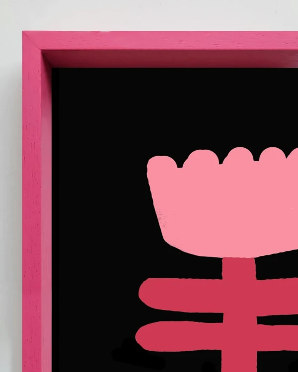 Amiga - Varilla de 5 cm parada rosa barbie / 21 x 30