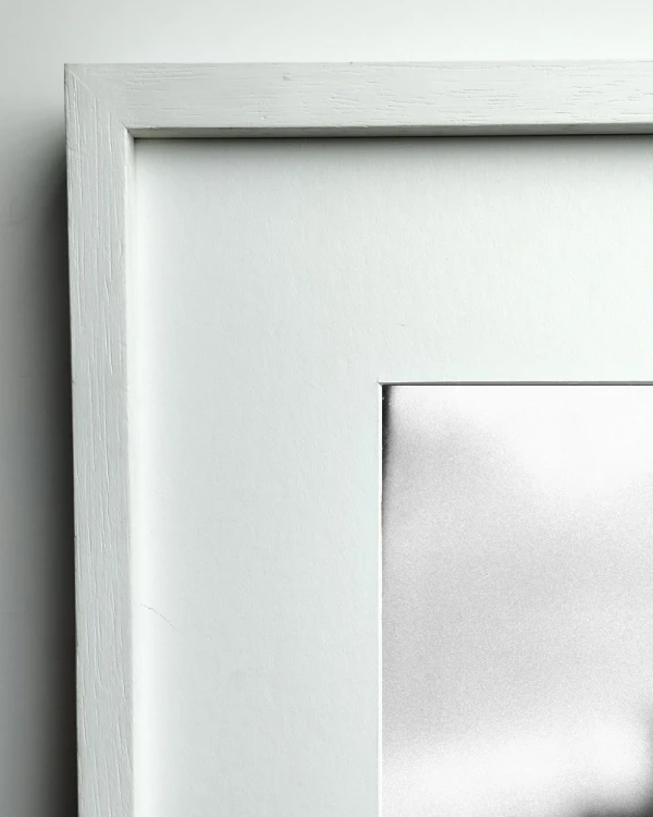 Us - 90 x 60 / Marco en L recto blanco