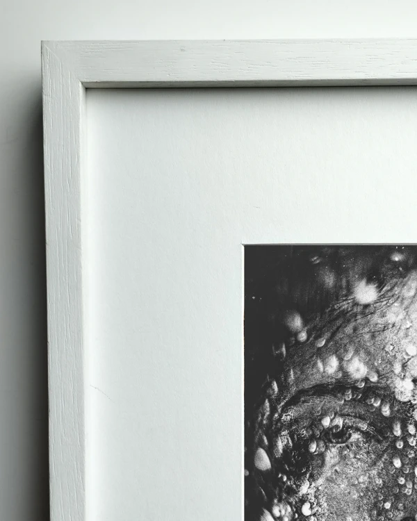 Ella - 150 x 100 / Marco en L recto blanco