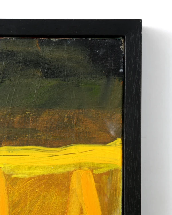 Media de huevos - Marco tipo box negro liso