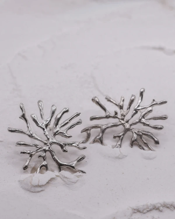 Aros coralito - Plata