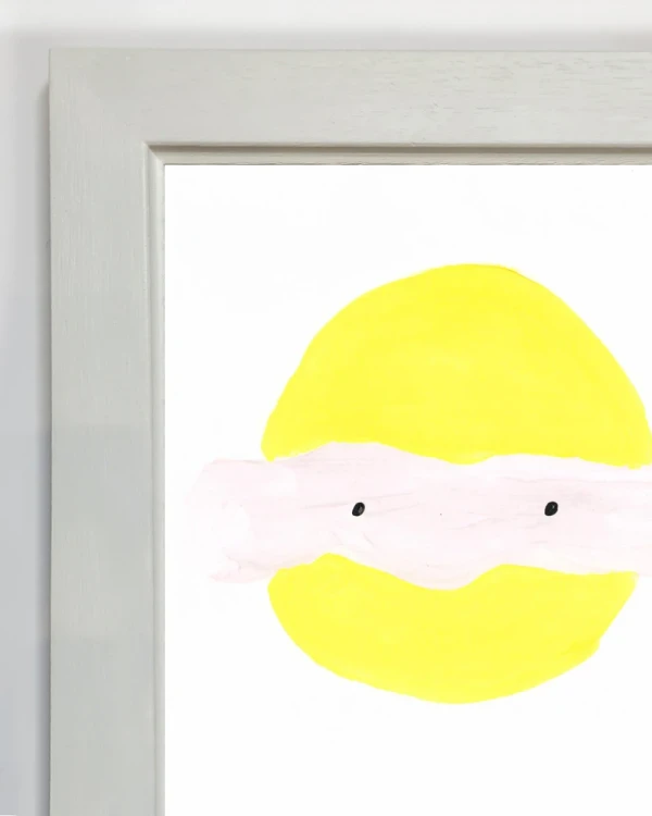 Teets - Marco chato de 3 cm con bajadita blanco liso