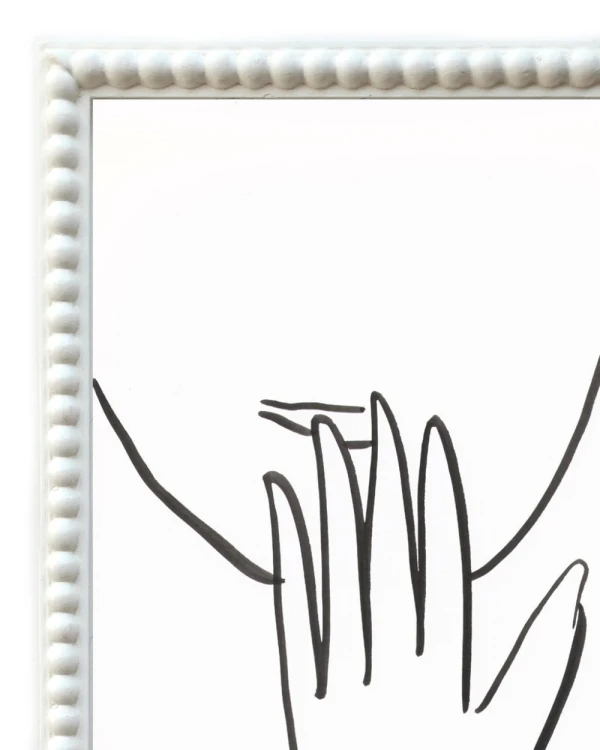 Oh - Marco con pelotitas blanco