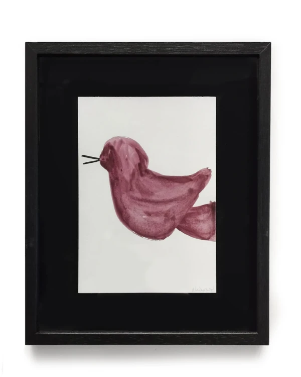 Birdie - Marco tipo box negro + fondo negro