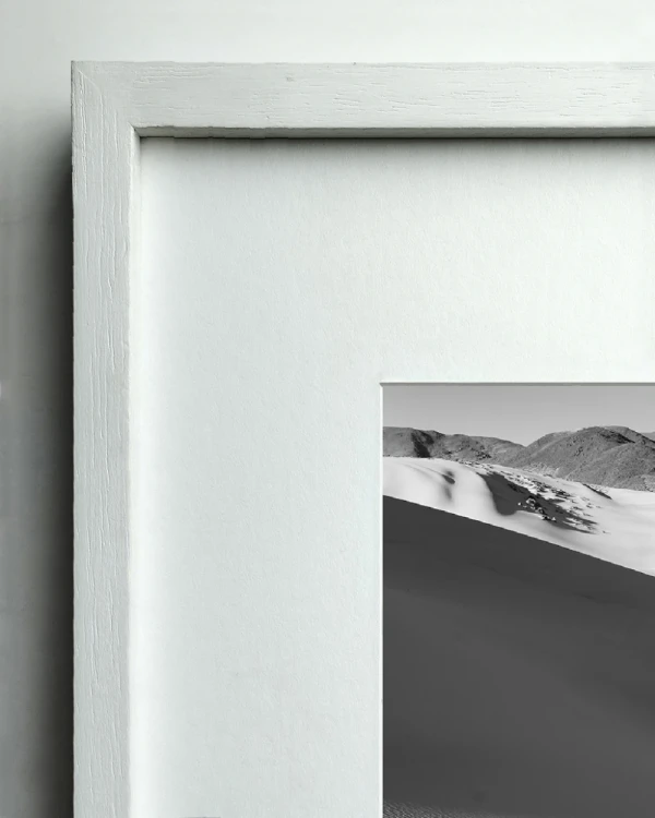 Rio grande - 40 x 60 / Marco en L blanco con passepartout blanco