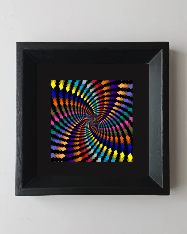 El inconsciente - Marco tirangulito negro mas passepartout