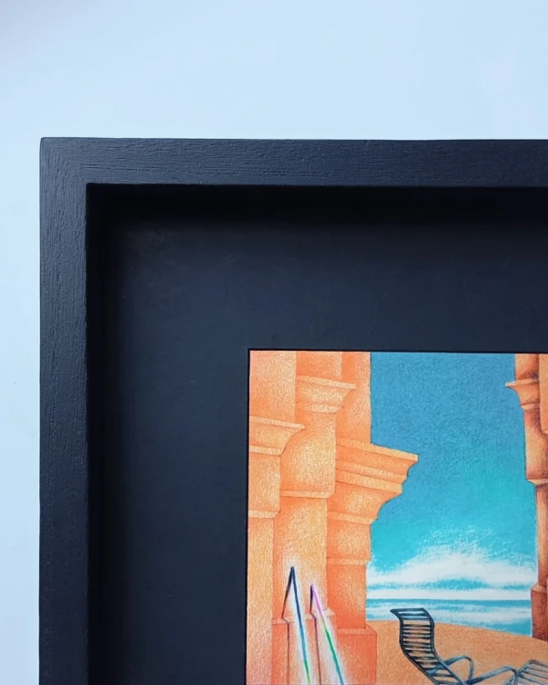 Daniel Prandi I - Marco tipo box con passepartout negro