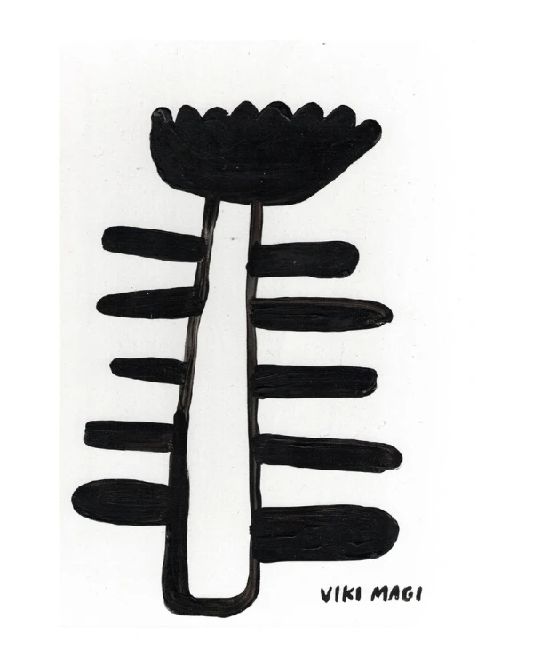 Gardenia Negra - Marco Negro  marupá - 35,5x27,5