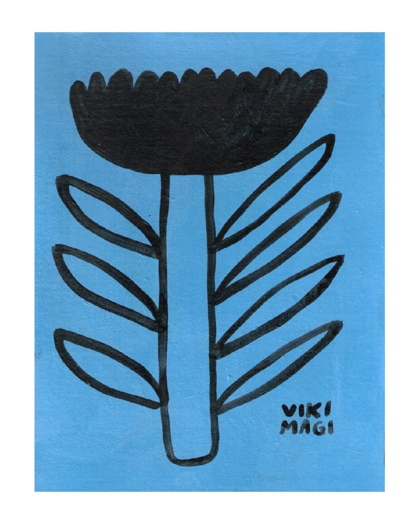 Gardenia Azul - Pelotitas bancas 29 x 23 cm