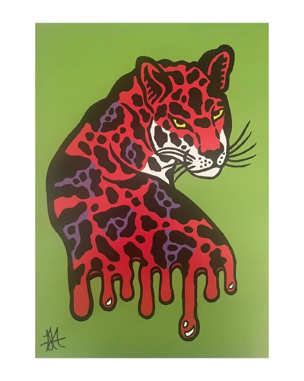 La mirada del jaguar - Pï¿½rpu / Marco Blanco 2 x 3,5cm Pequeï¿½o - 34x25