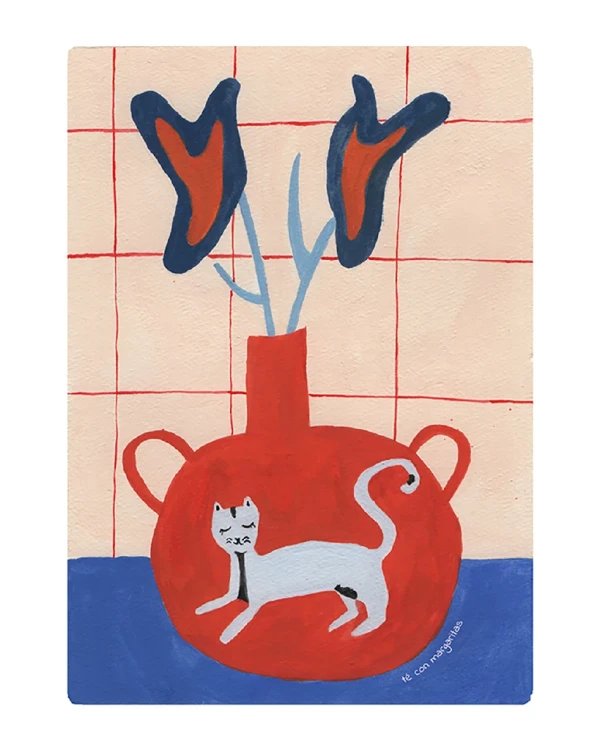 Atardecer - 30 X 42 / Marco box marupa