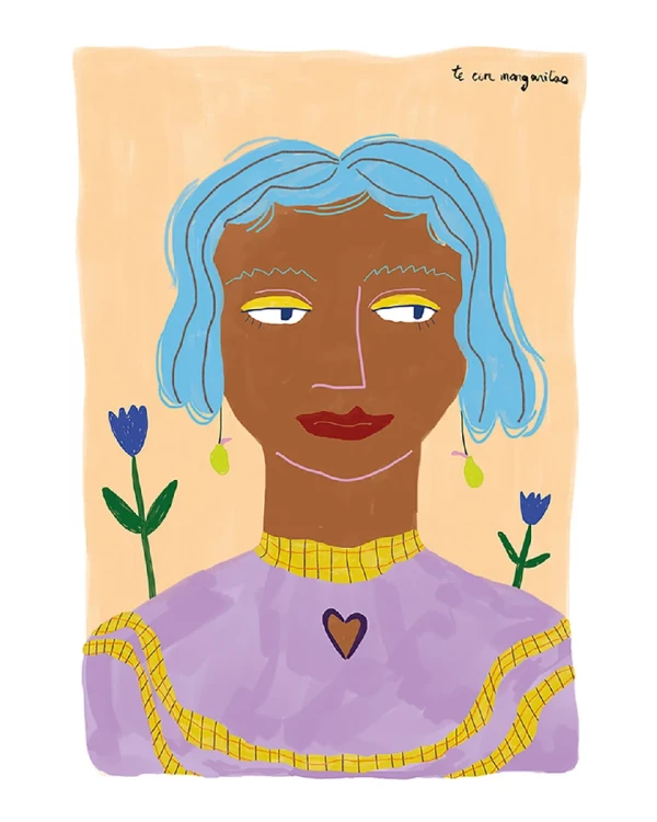 Sagitario - 21 x 30 / Marco piramidal mini blanco mas paspartu blanco