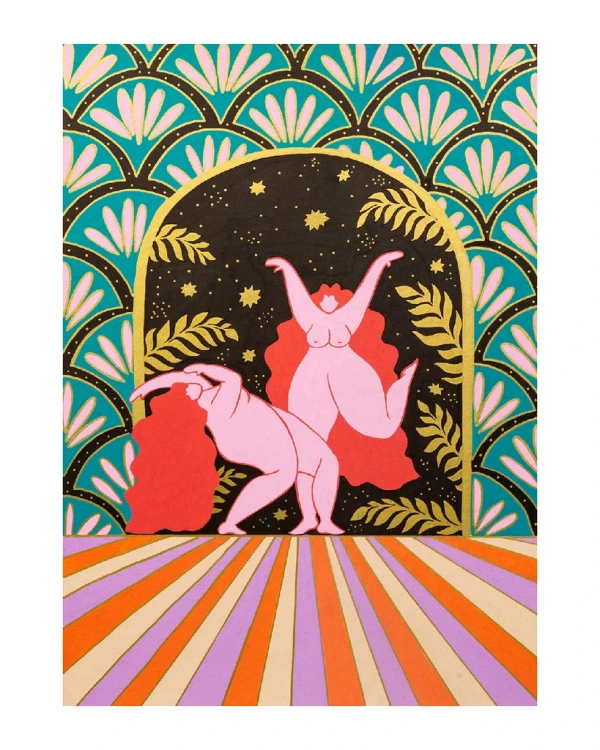 Celebracion - 30 X 42 / Marco de pelotitas blanco liso