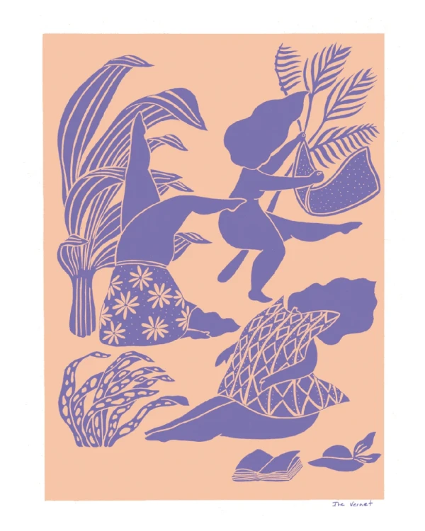 Fuera de control - 30 x 42 / Marco box mini marupa