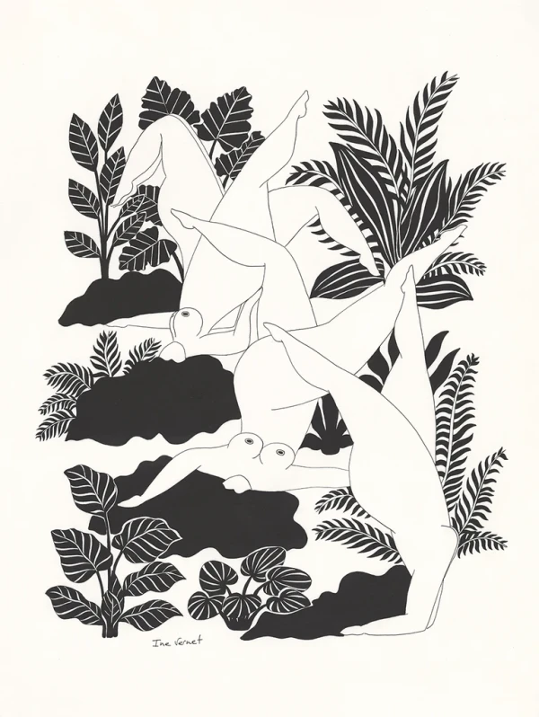 Habitar lo incomodo - 30 x 42 / Marco bombe de 3 cm kiri natural