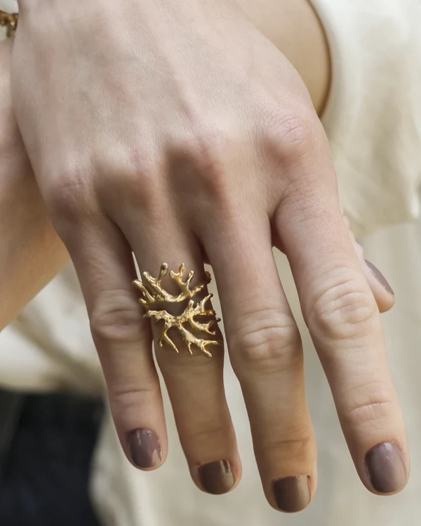 Anillo Coralito - Plata / 1,98 cm