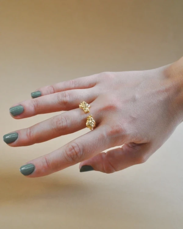 Anillo Abejitas - Plata / 2,06 cm