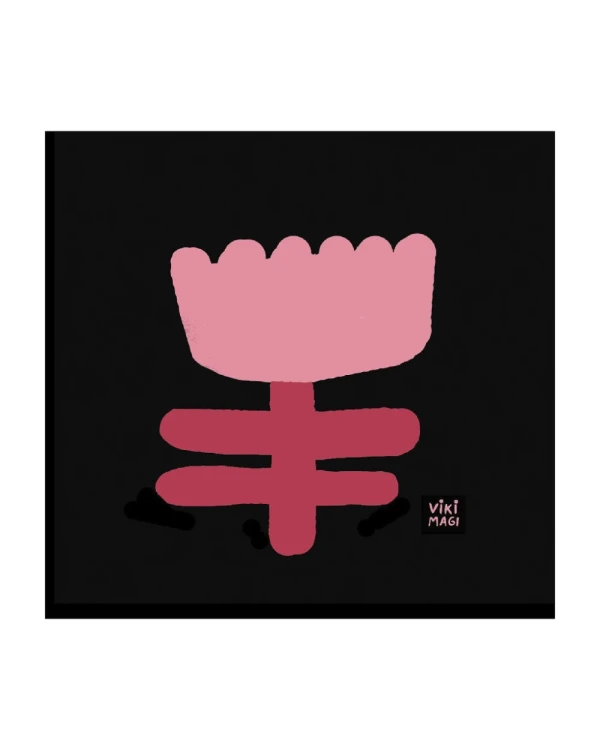 Amiga - Varilla tipo box negro liso / 21 x 30