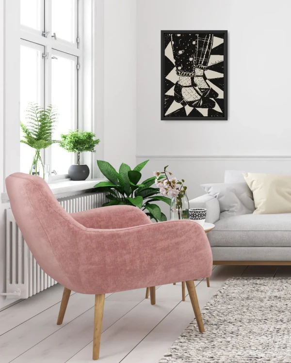 Pantalón Júpiter - 21x30 / Marco box natural marupá