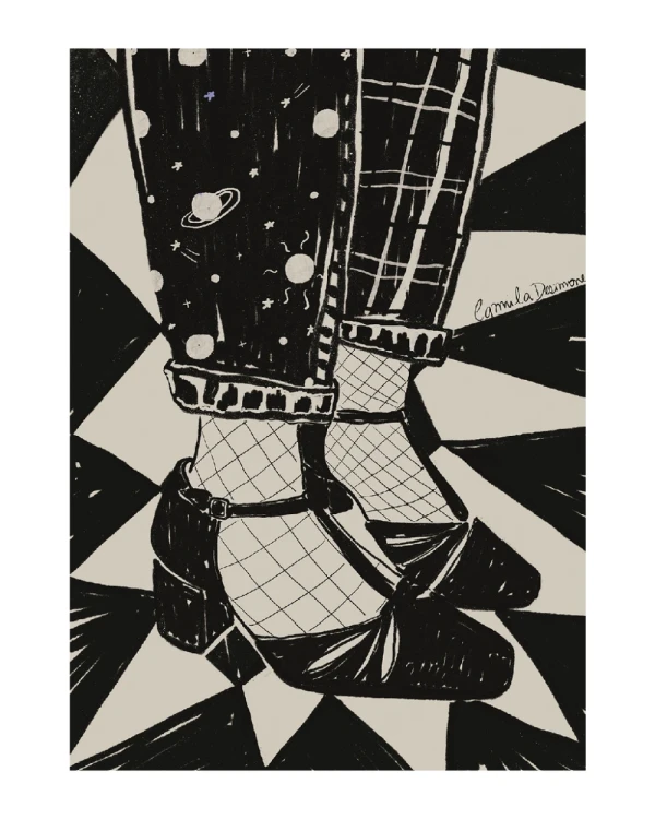 Pantalón Júpiter - 30x42 / Marco box natural marupá