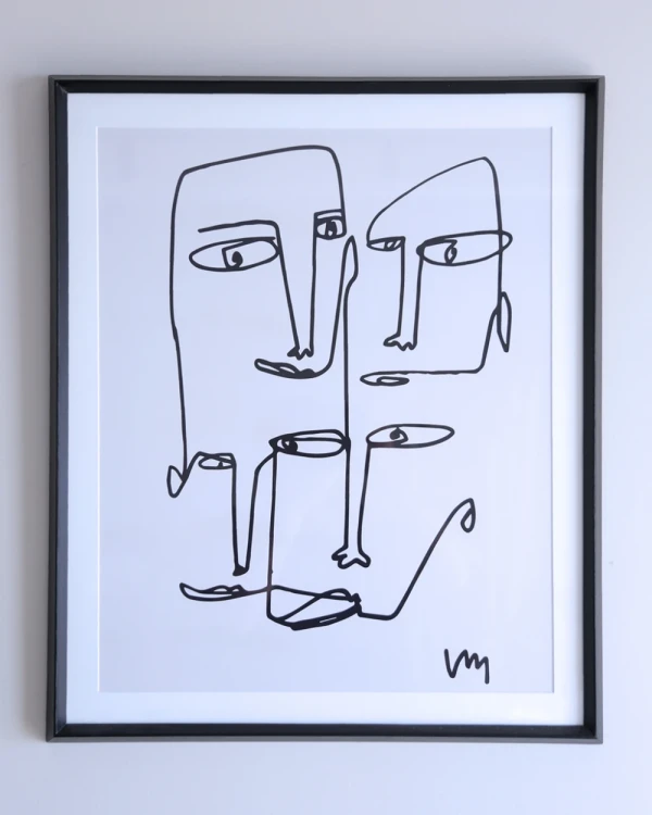 Caras Blanco y Negro