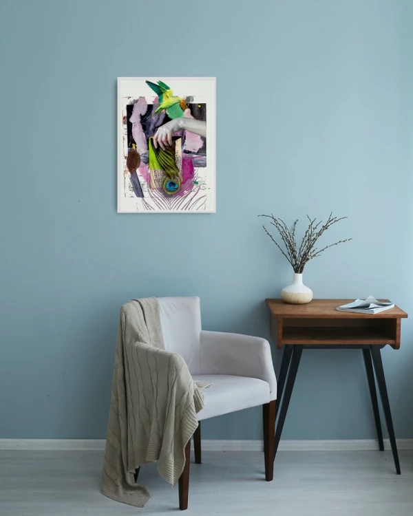 Escala - Marco tipo box rosa