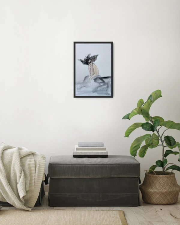 Mujer 1 - Chata 20 x 20 dorado