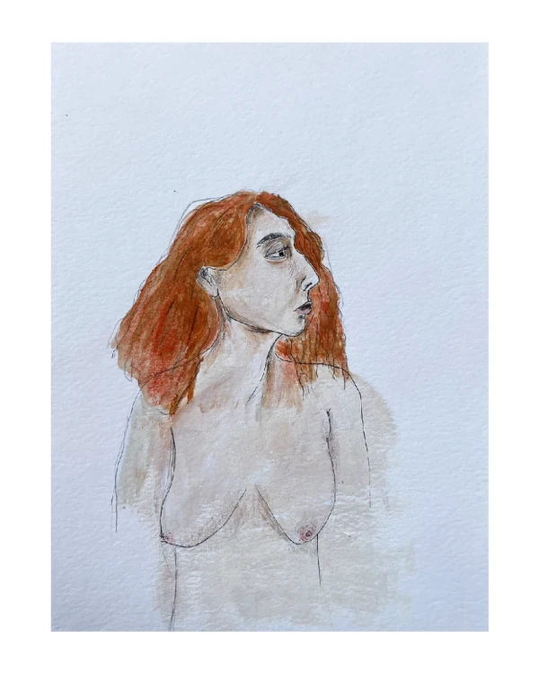 Mujer 4 - Chata 20 x 20 dorado