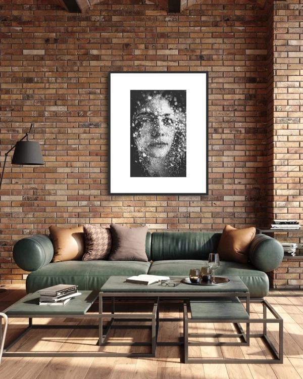 Ella - 90 x 60 / Marco en L recto kiri