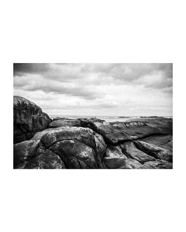 Escollera - Marco en L recto blanco / 90 x 60