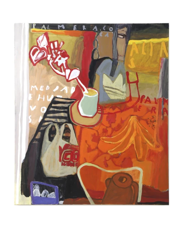 Media de huevos - Marco tipo box negro liso