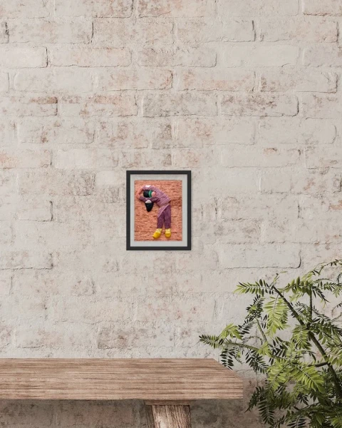 Sentimientos 6 - Marco tipo box gris + fondo gris