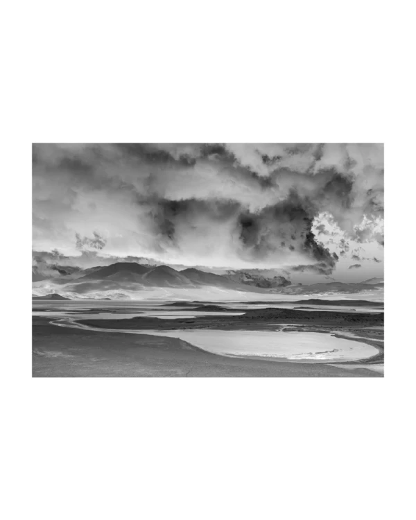 Seismiles - Marco en L blanco mas passepartout blanco