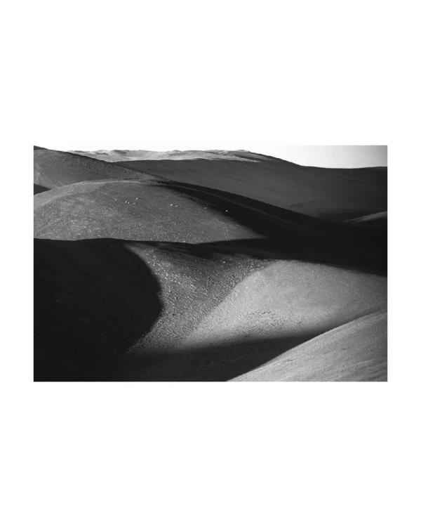 Cordillera - Marco en L blanco con passepartout blanco / 70 x 50