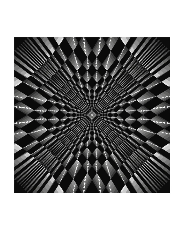 Vertigo - Chata de 4 parada mas passepartout blanco