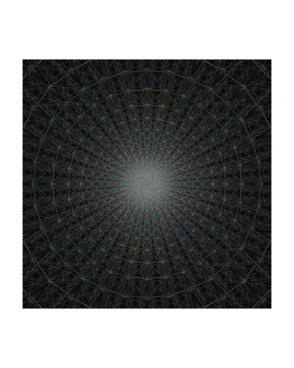 Maya - Marco de 1.5 x 1.5 dorado mas passepartout