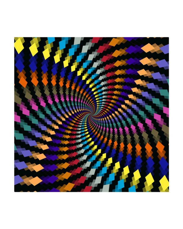 El inconsciente - Marco triangulito blanco mas passepartout