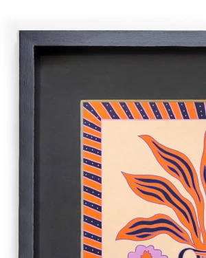 Musica de encuentro - 30 x 42 / Marco box negro liso mas paspartu negro