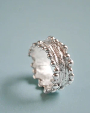 Anillo Forest Salvaje - Plata / 2,13 cm