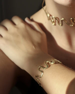 Pulsera Caminos - Oro