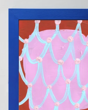 Orginal Sole Rolleri 5 - Marco chato de 3 cm azul ultramarine