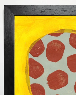 Original Sole Rolleri 12 - Marco chato de 3 cm negro liso