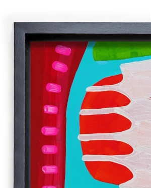 Sole Rolleri 018 - Varilla al borde del bastidor negro liso