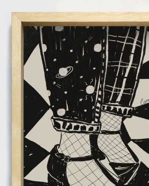 Pantalón Júpiter - 21x30 / Marco box natural marupá