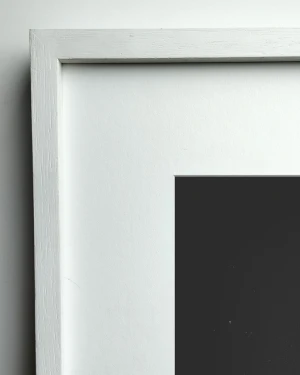 Baccio - Marco en L recto blanco / 90 x 60